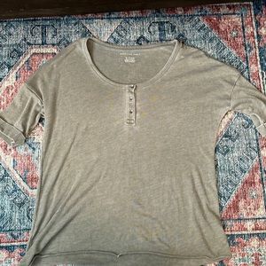 Oversized cuffed t-shirt